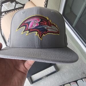 Adjustable Hat - New Era NFL - Ravens Pink Logo Hat